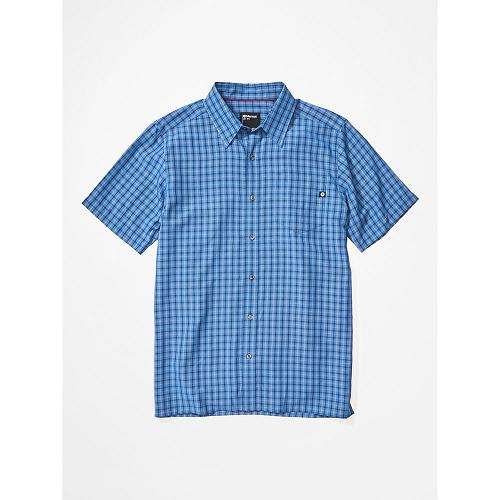 Marmot Eldridge Clothes - Mens Shirts Blue CA9035162 Canada